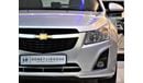 Chevrolet Cruze ORIGINAL PAINT ( صبغ وكاله ) Chevrolet Cruze LT Hatchback 2013 Model!! in Silver Color! GCC Specs