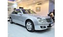 مرسيدس بنز E 280 EXCELLENT DEAL for our Mercedes Benz E280 ELEGANCE ( 2007 Model! ) in Silver Color! GCC Specs