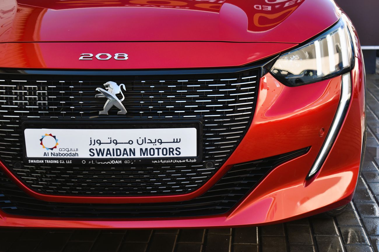 بيجو 208 AED 1279 PM | 1.2T L GT GCC AGENCY WARRANTY UP TO 2026 OR 100K KM