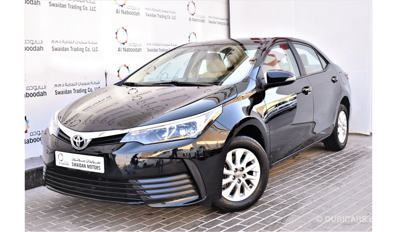 Toyota Corolla AED 1272 PM | 2.0L SE GCC WARRANTY