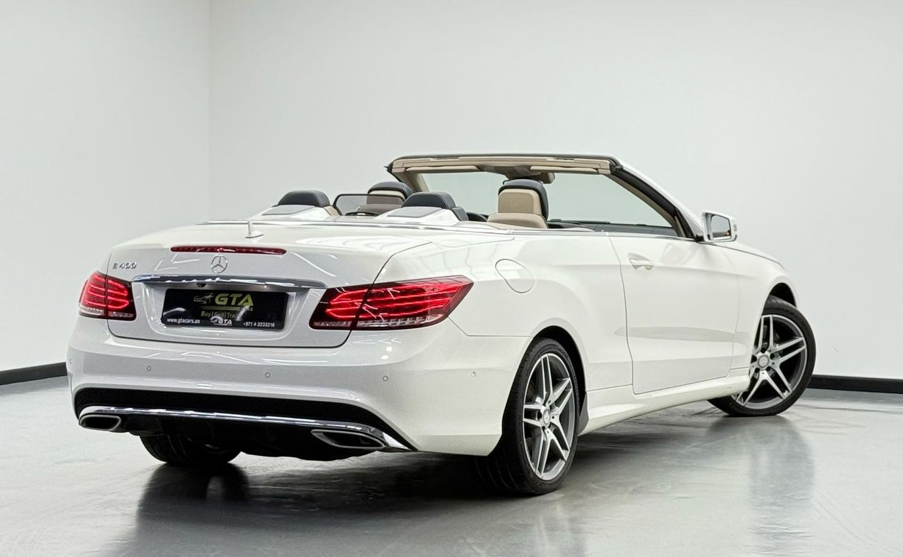 Mercedes-Benz E 400 AMG 3.0L 2016 Mercedes Benz E400 AMG Cabriolet, Full Service History, Excellent Condition, GCC