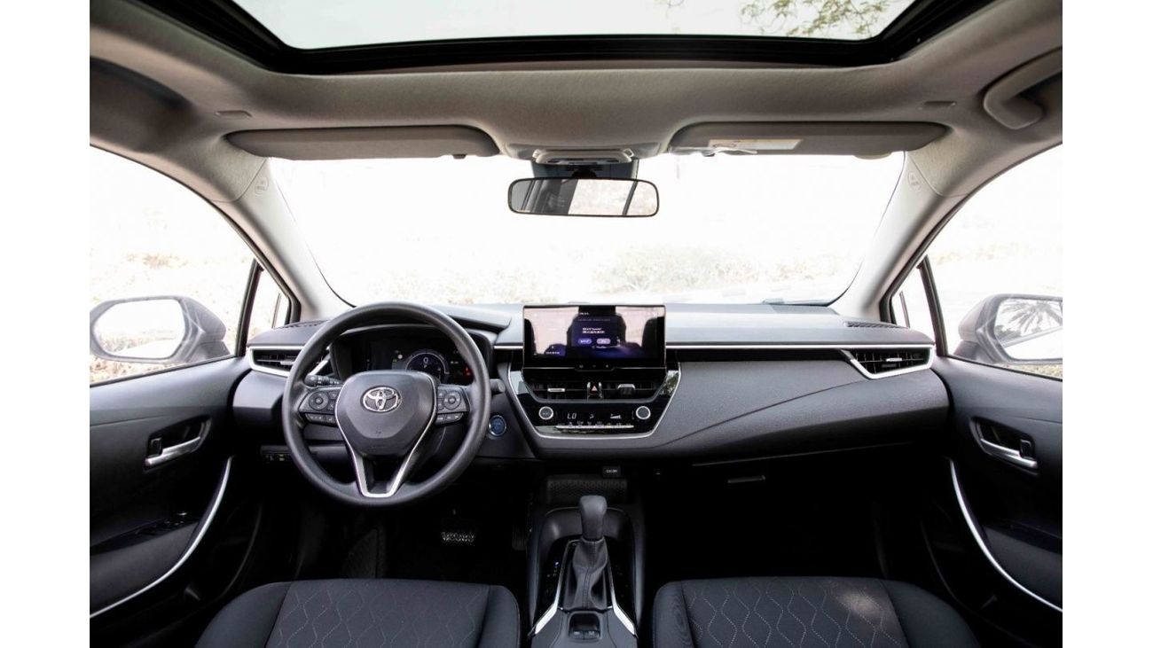 Toyota Corolla 2024 Toyota Corolla 1.8 Elite Hybrid - White inside Black l Export Only