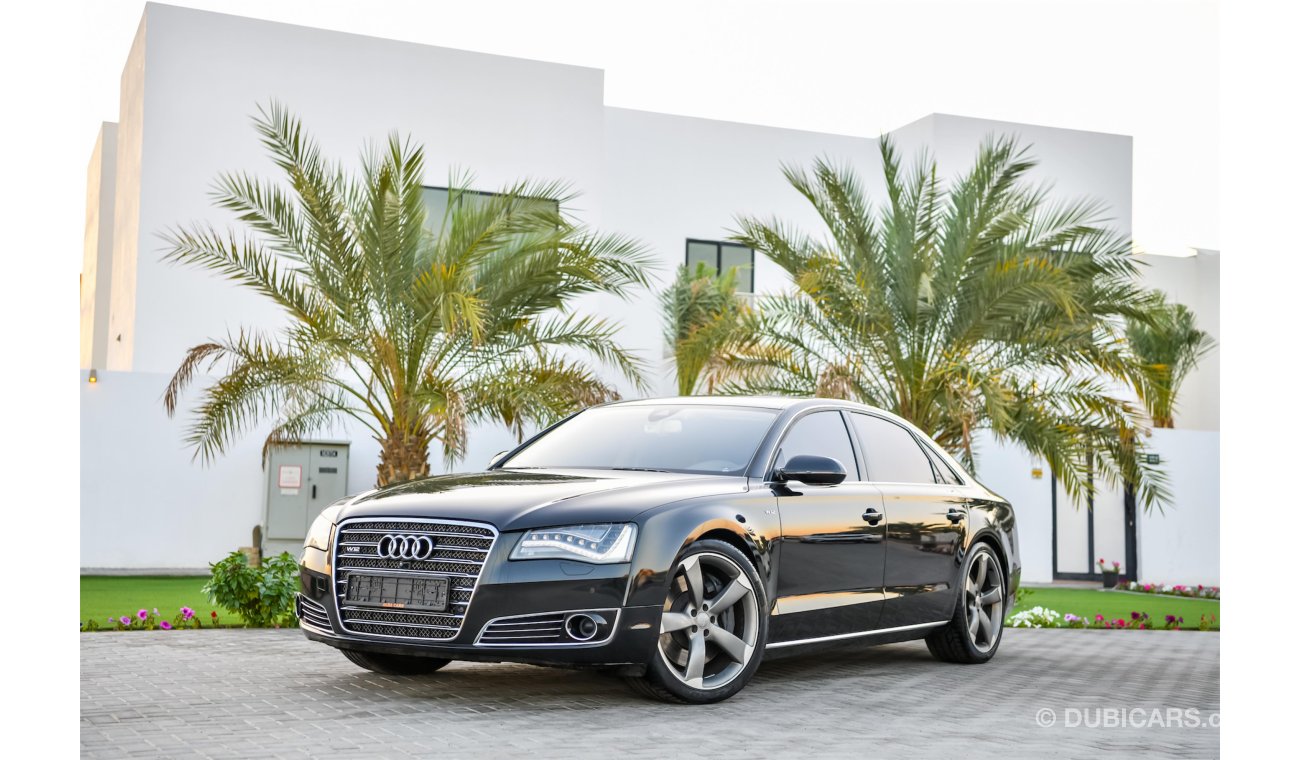 Audi A8 W12 - Full Service History! - Top Of The Range! - Whopping 500HP! - AED 1,758 PM - 0% DP