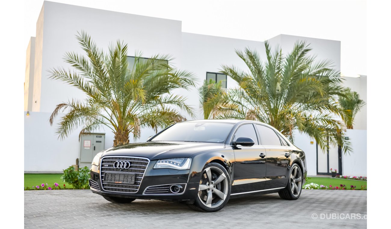 أودي A8 W12 - Full Service History! - Top Of The Range! - Whopping 500HP! - AED 1,758 PM - 0% DP