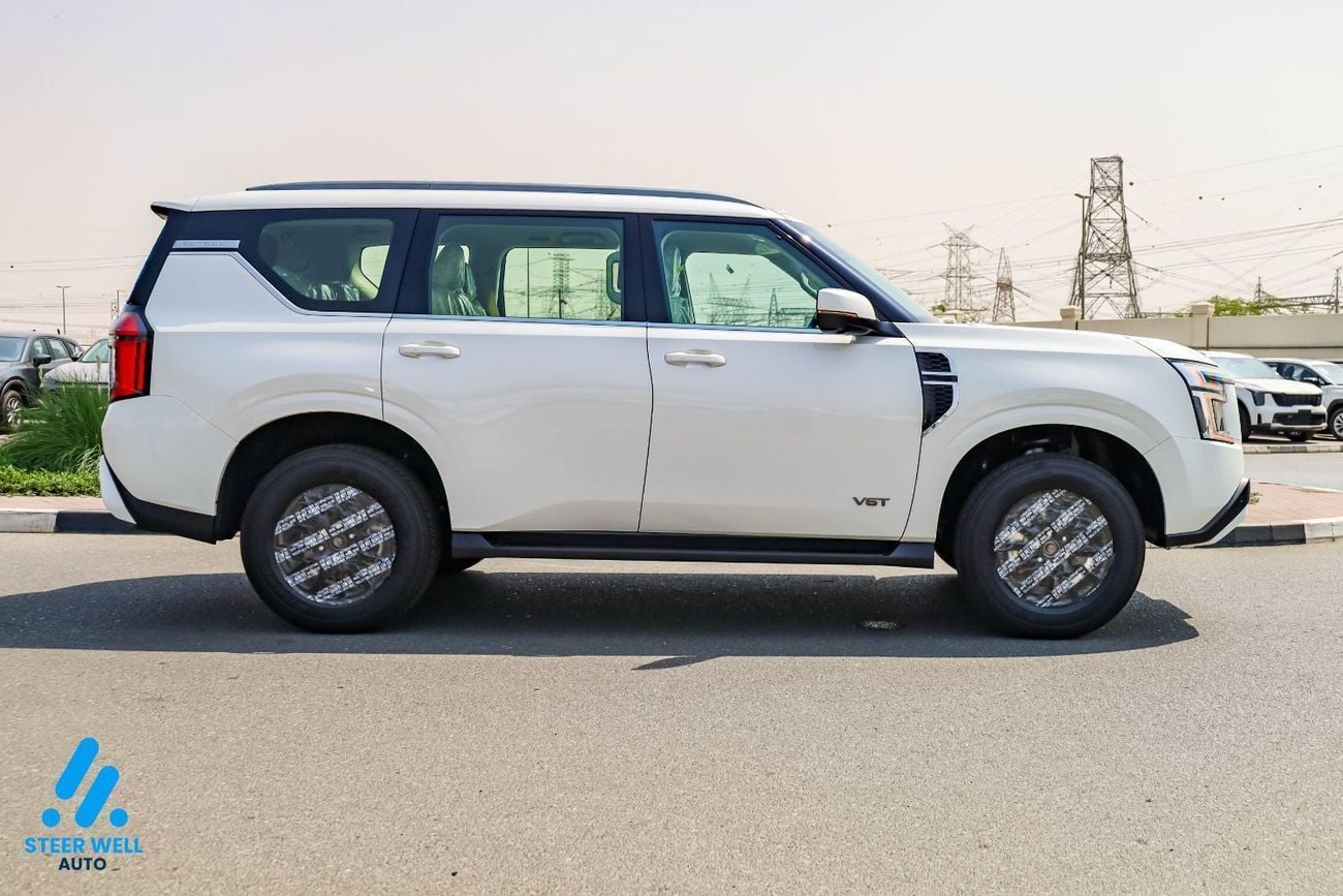 Nissan Patrol LE T2 3.5L V6 AWD 9AT 2026 | 8-Seater | Power Tailgate | Full Safety | Export Only