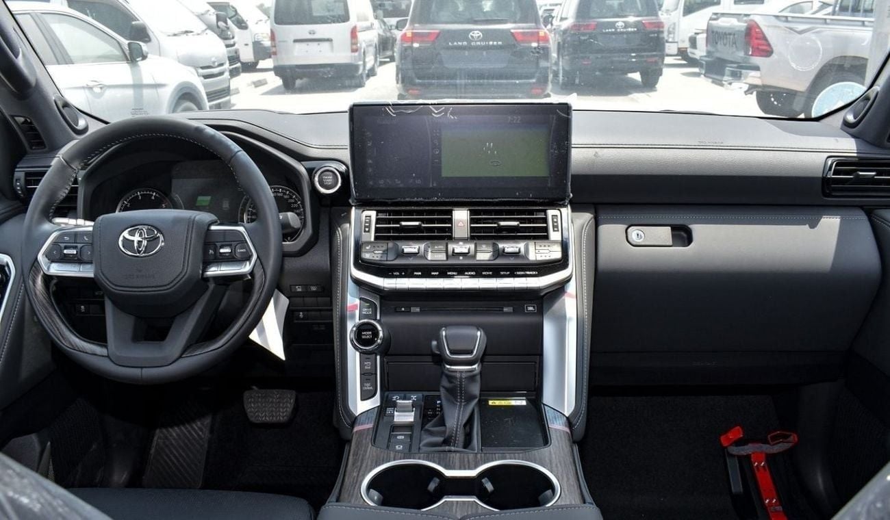 تويوتا لاند كروزر Toyota Land Cruisers VXR 3.5L Twin Turbo Full Option Europe Specs Model 2024 Black color