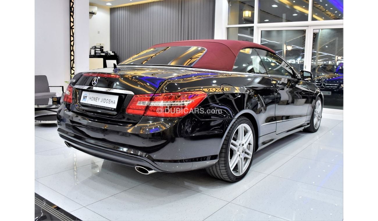 Mercedes Benz E350 EXCELLENT DEAL for our Mercedes Benz E350 CONVERTIBLE ( 2013 Model ) in Black Color GCC Specs