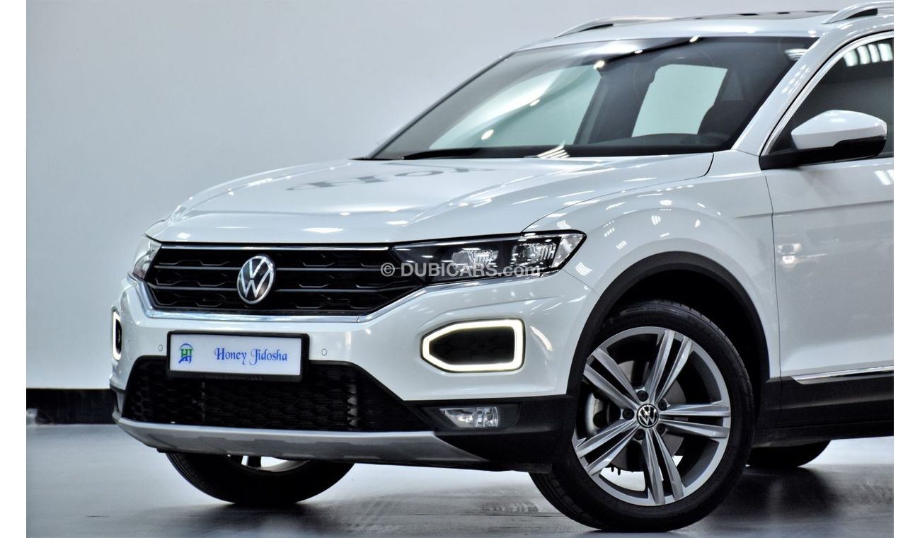 Volkswagen T ROC EXCELLENT DEAL for our Volkswagen T-ROC ( 2021 Model ) in White Color GCC Specs