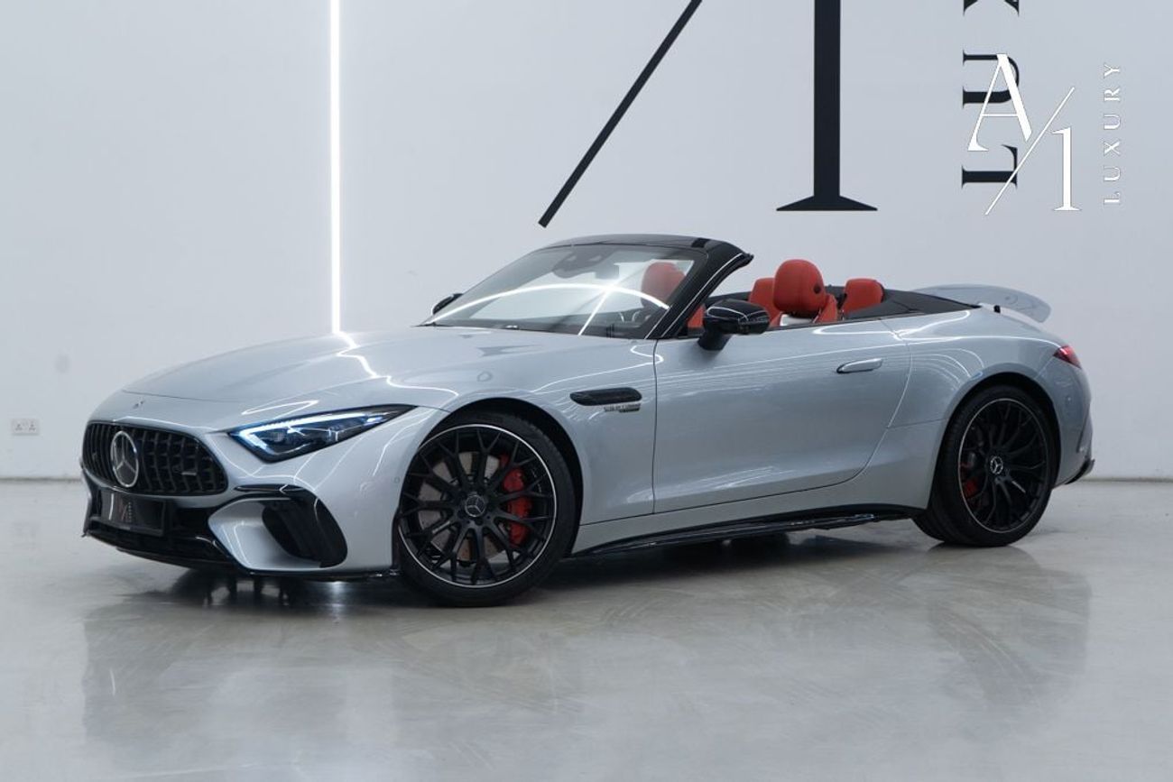مرسيدس بنز SL 55 AMG Roadster 4Matic+ 2022 Mercedes Benz SL55 AMG 4MATIC+ Roadster, Mercedes Warranty + Service Pack, Ful