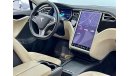 تيسلا Model S 2017 Tesla Model S P90D, 2025 Tesla Battery Warranty + 2025 Drive Unit Warranty, GCC