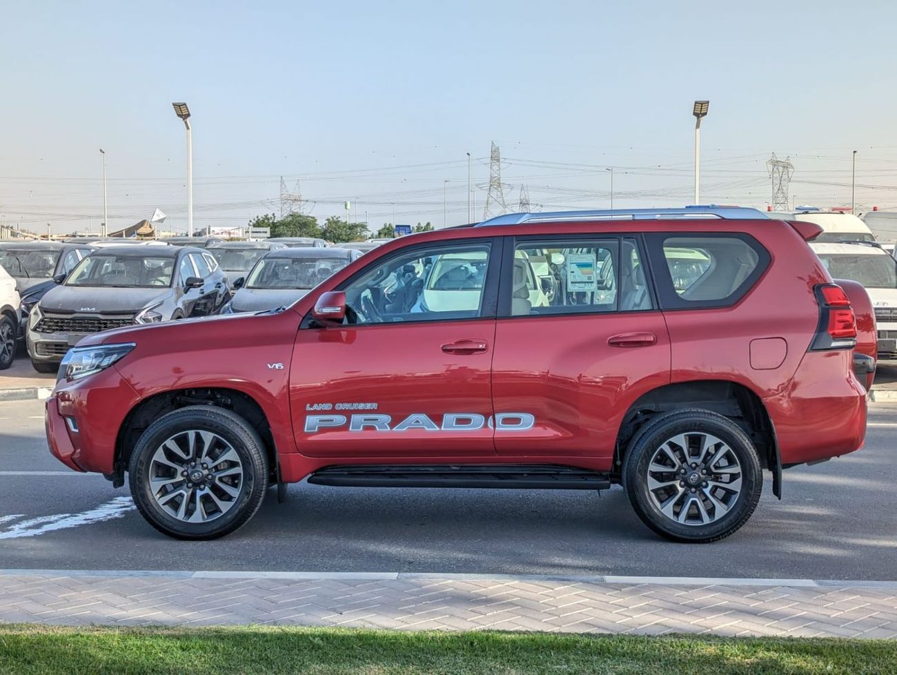 Toyota Prado Toyota Prado TXL red colour LHD