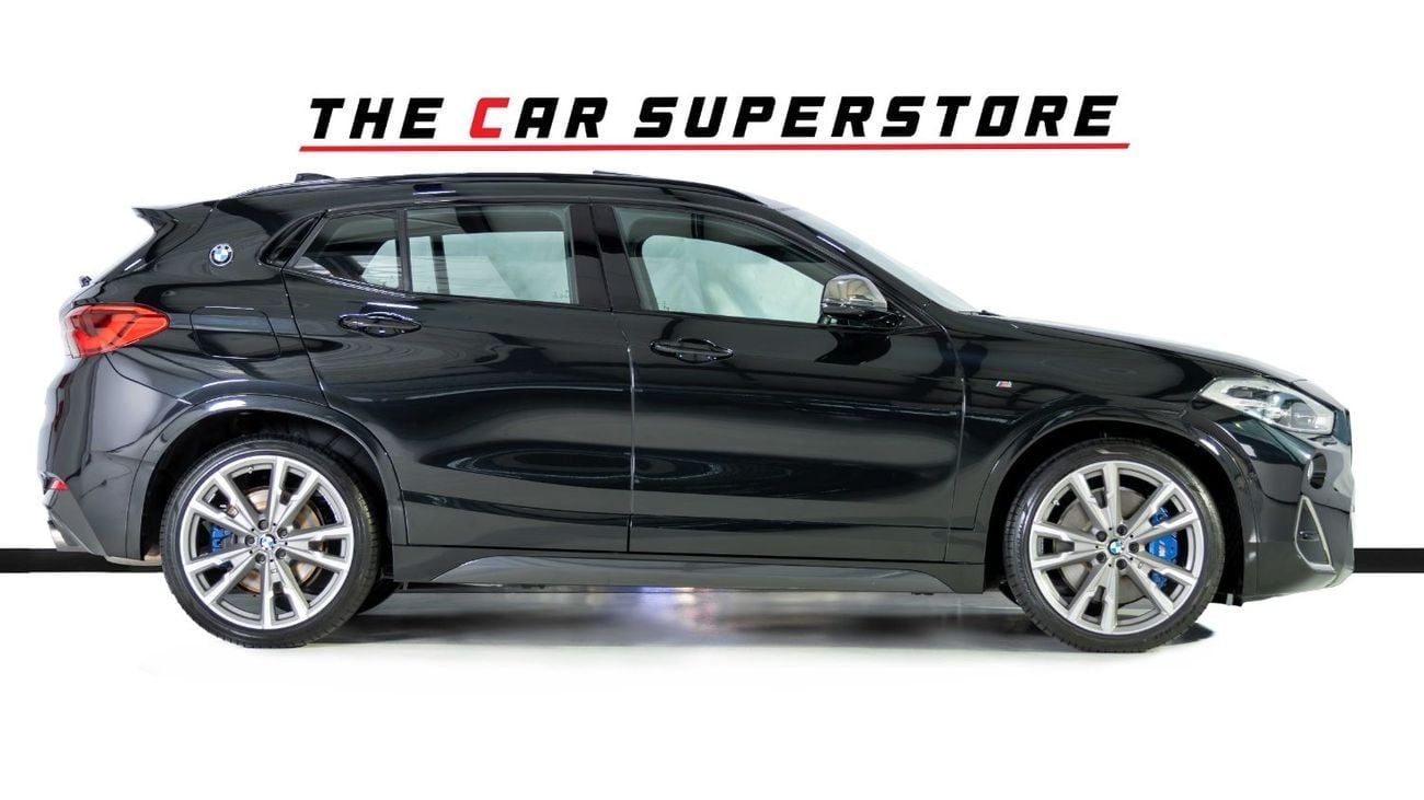 BMW X2 M35i 2.0L GCC-M Package-M Sports Seats-Excusive Red Interior Leather rim-Blue Brake Calipers