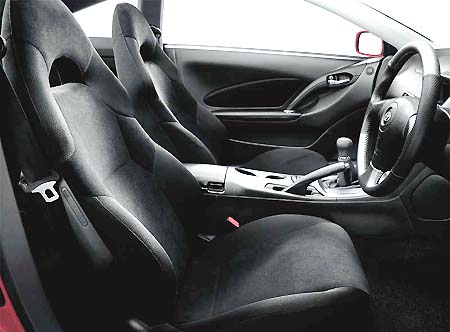 Toyota Celica interior - Seats