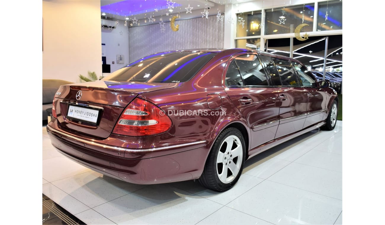 Mercedes-Benz E 320 EXCELLENT DEAL for our Mercedes Benz E320 ELEGANCE ( LIMOUSINE ) 2004 Model!! in Burgundy Color! GCC