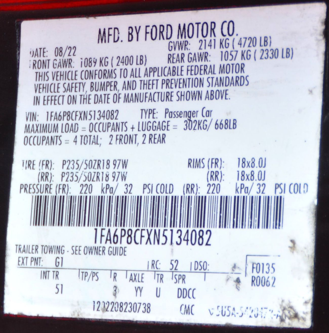 Ford Mustang GT Premium 5.0L V8