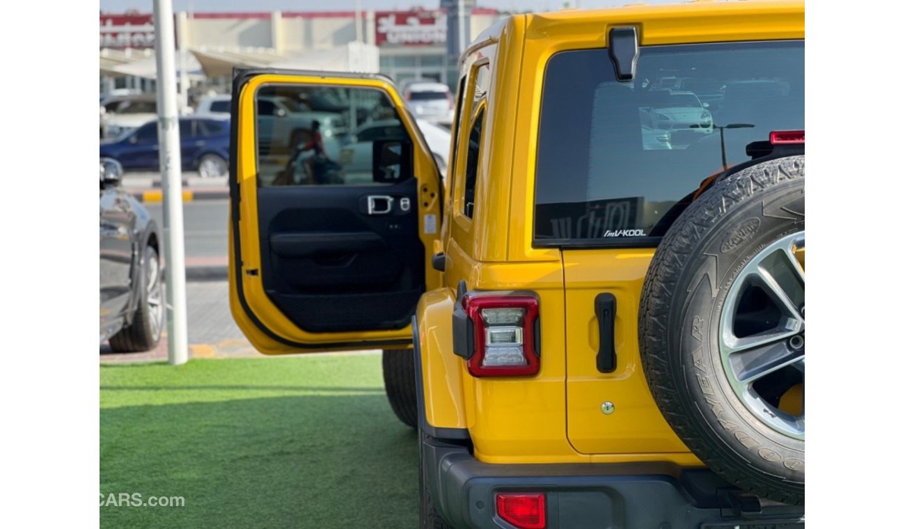 جيب رانجلر Jeep Wrangler Unlimited Sahara/2019/GCC/Low Mileage/Under Warranty/Original Paint