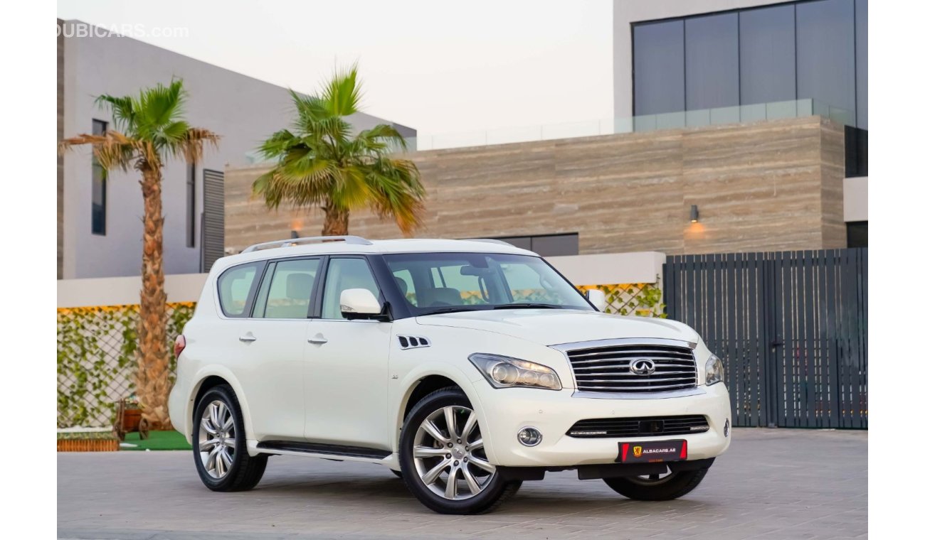 Infiniti QX80 2,351 P.M (4 Years) |  0% Downpayment | Full Option | Immaculate Condition!