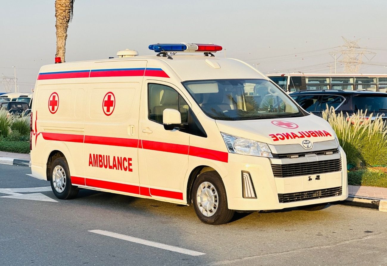 Used Toyota Hiace Van High Roof 2022 Ambulance RHD Diesel 2.8L Highroof