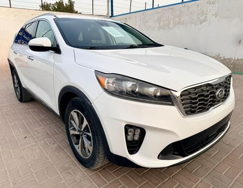 Kia Sorento 2019 KIA SORENTO 3.3L EX White READY 7 LEADER SEATS  5XYPH4A51KG460922