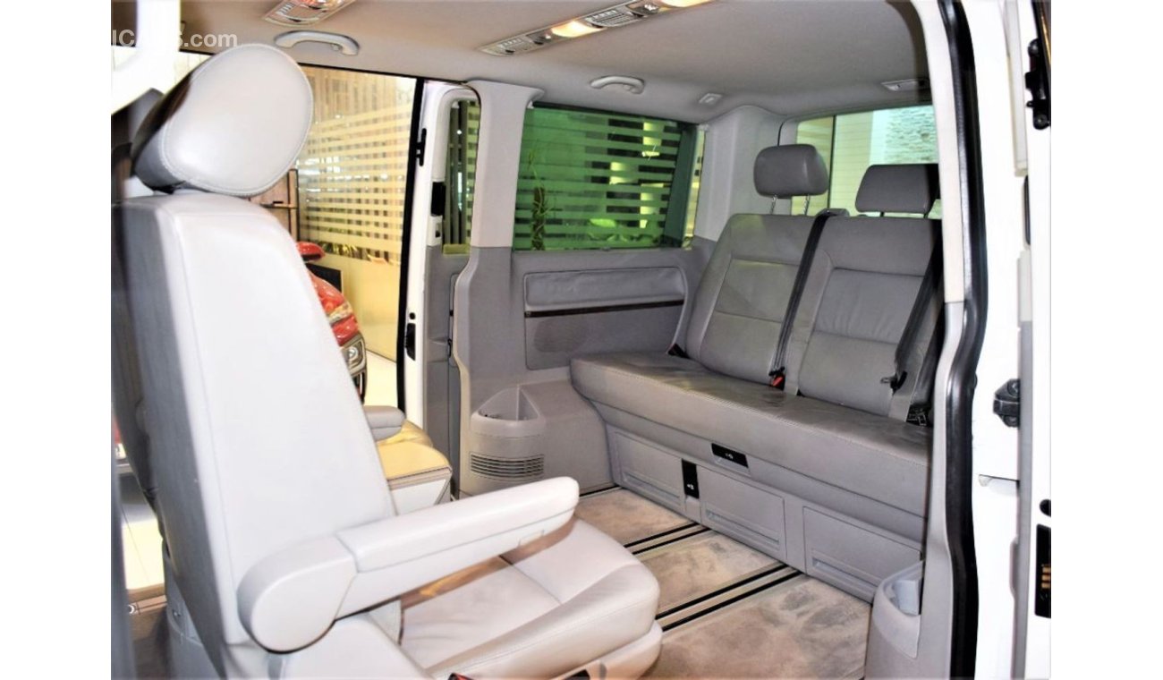 فولكس واجن T5 مالتيفان AMAZING Volkswagen Multivan 2013 Model!! in Silver Color! GCC Specs