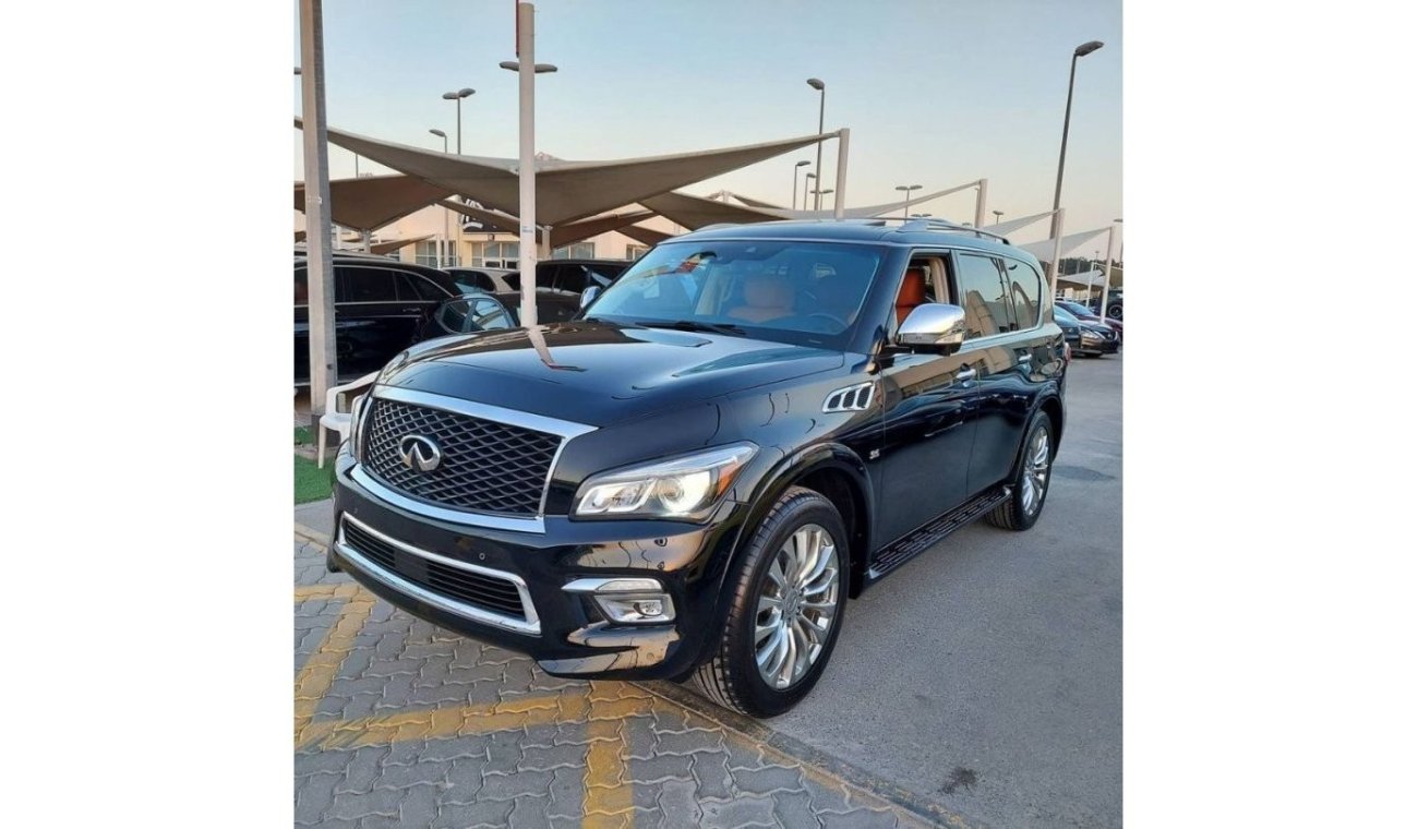 إنفينيتي QX80 وارد كندي رادار نقطةعمياء تحديدمسار بصمة 4×4