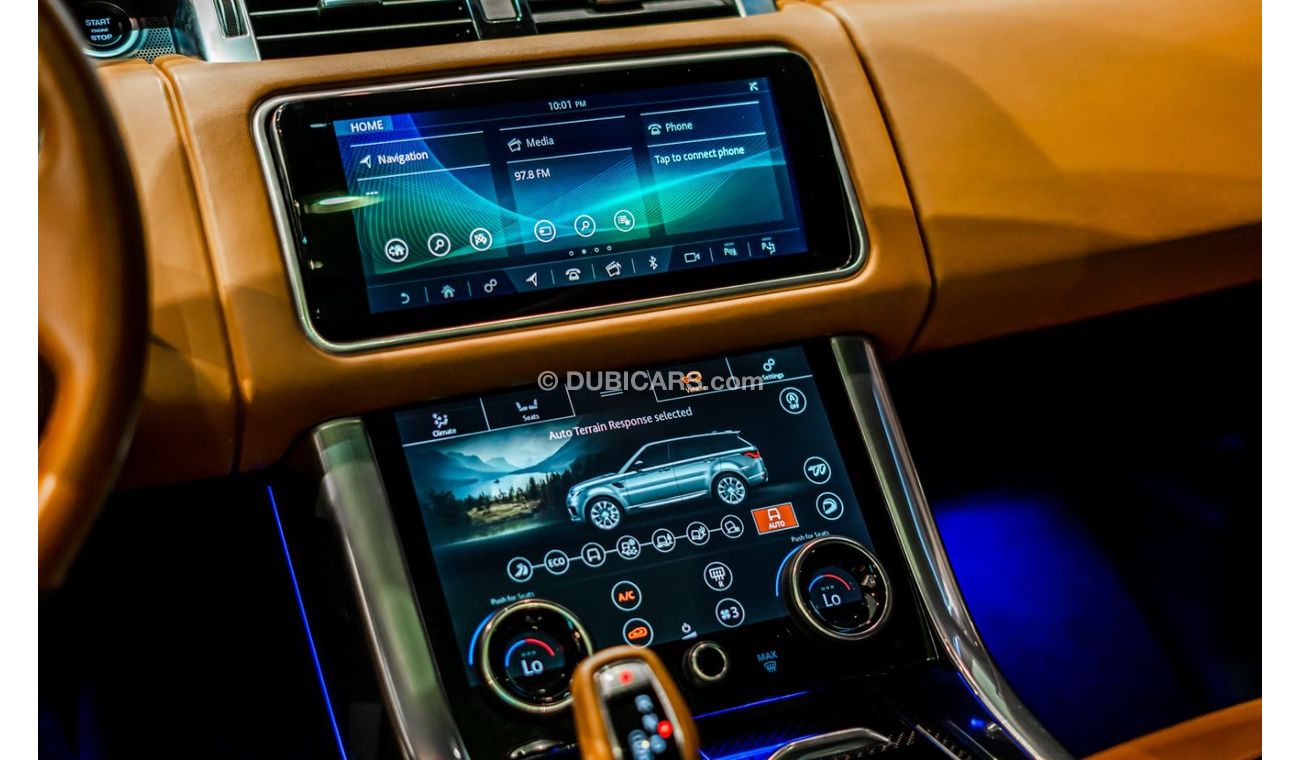 Land Rover Range Rover Sport 2019 Range Rover Sport SVR Carbon Edition, Land Rover Warranty + Service, Low KMs, GCC