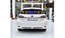 لكزس CT 200h EXCELLENT DEAL for our Lexus CT200 HYBRID ( 2012 Model ) in White Color GCC Specs