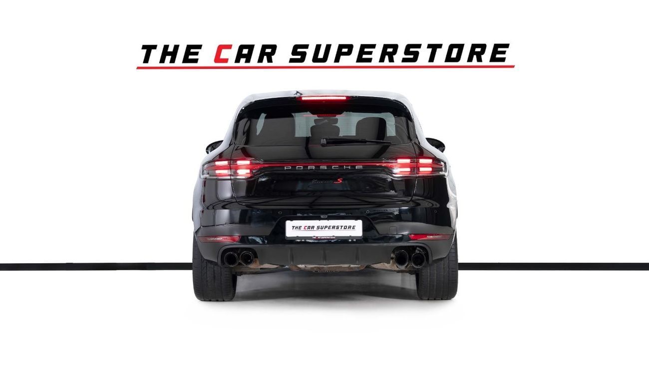 Porsche Macan S 3.0L (340 HP) Black On Black-21 Inch Rims-Red Brake Calipers-Low Mileage