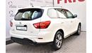 Nissan Pathfinder AED 1359 PM | 3.5L LE V6 4WD GCC DEALER WARRANTY