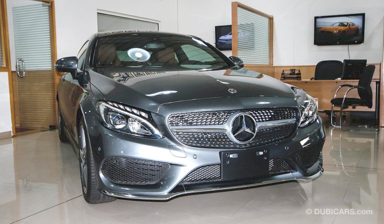 Mercedes-Benz C 250 Coupé 2018, 2.0L V4-Turbo GCC, 0km with 2 Years Unlimited Mileage Warranty