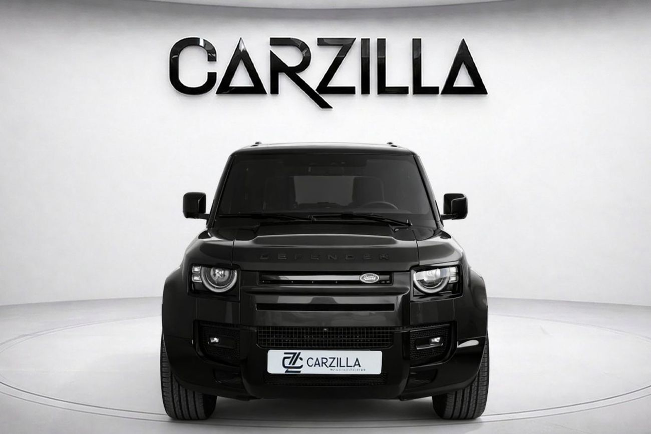 Land Rover Defender AED 3,672 P.M | 0% Down Payment | P300 S | Clean Carfax – Low Mileage