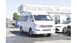 جويلونغ A6 الصين HIACE JOY LONG 2.4L DIESEL 2020 نموذج ناقل الحركة اليدوي 15 مقعد فقط للتصدير