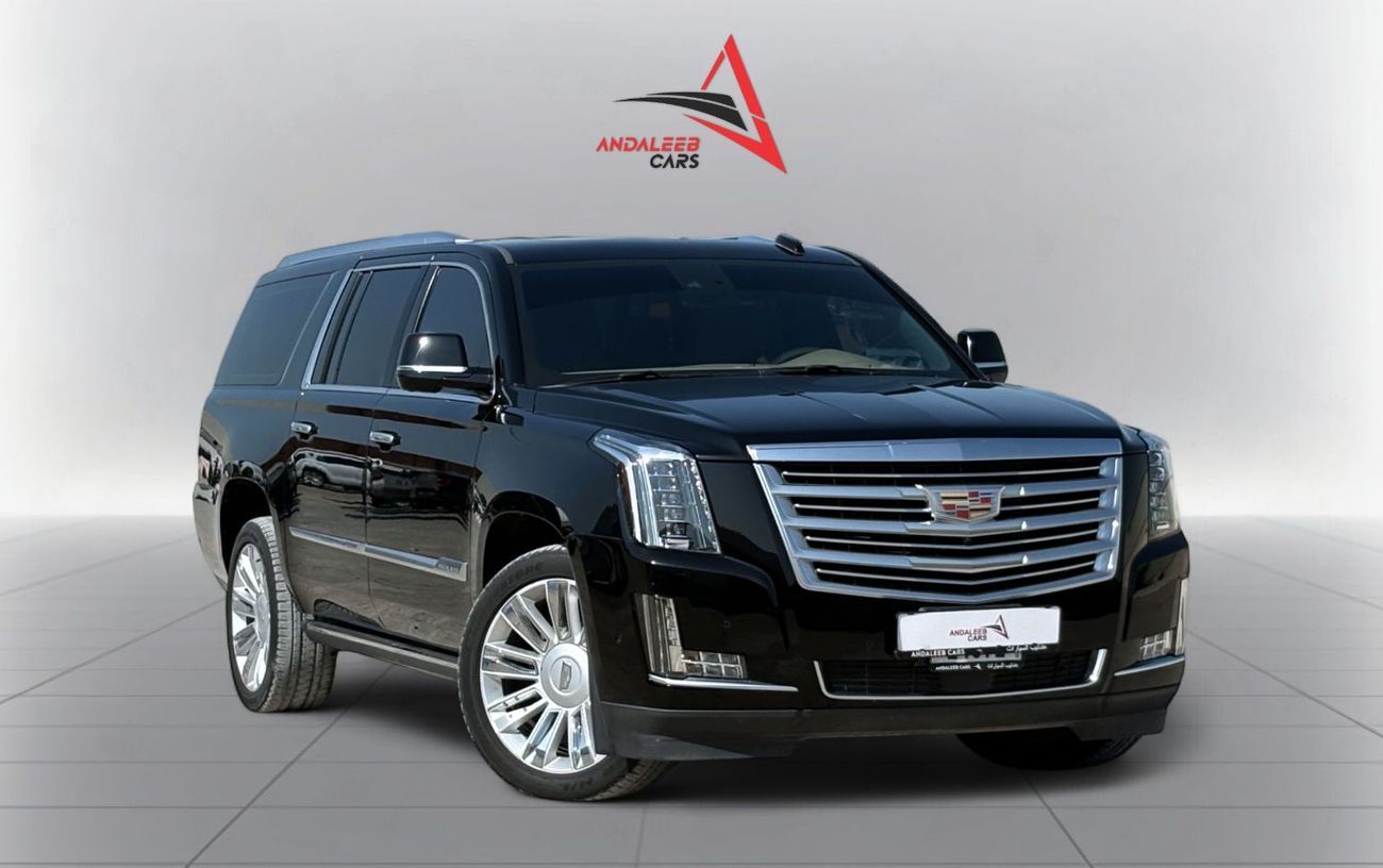 Cadillac Escalade L Platinum 6.2L  | 2019 | GCC SPECS | AGENCY MAINTAINED