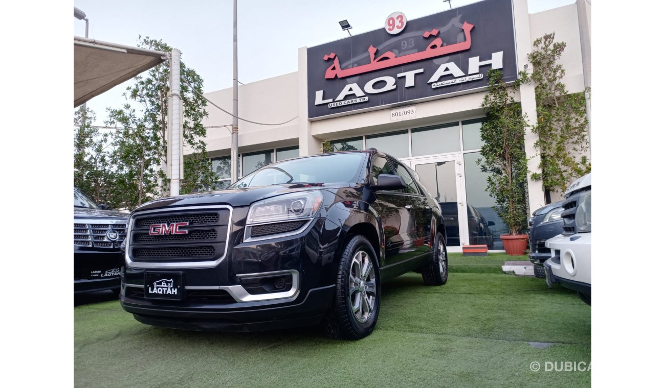 GMC Acadia 2015 model, gulf specifications, leather, cruise control, front sensors, wheels, in excellent condit