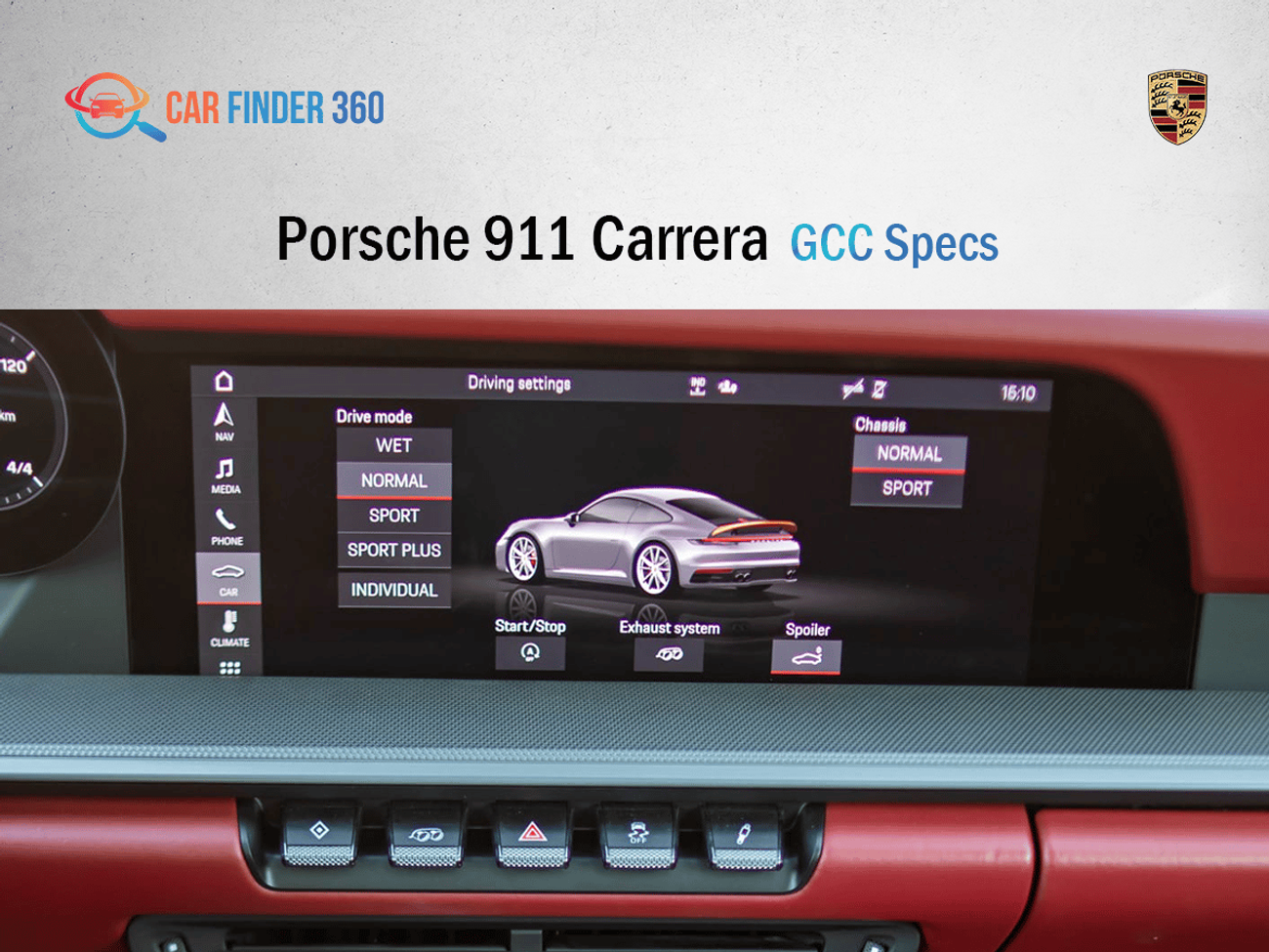 Porsche 911 Carrera 3.0L (380 HP) Coupe