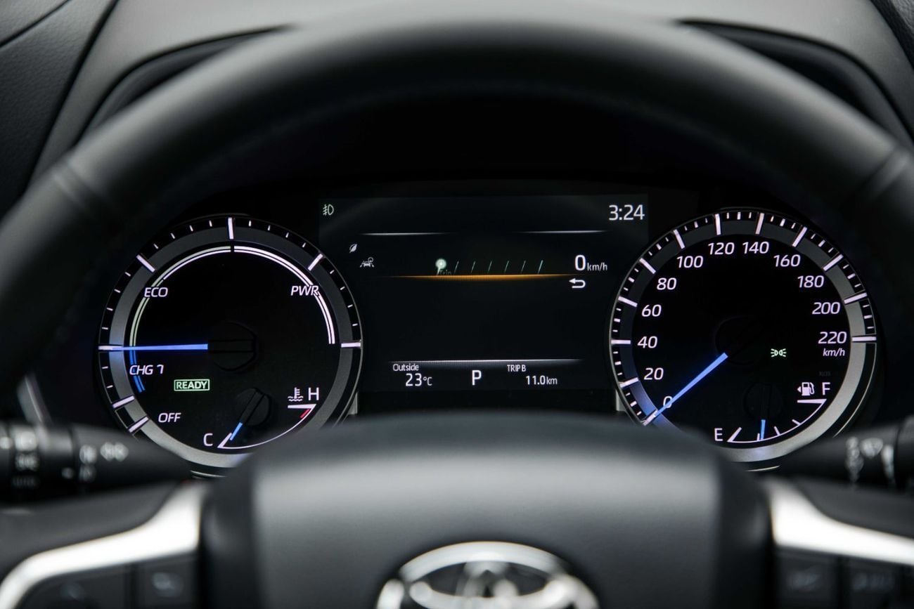 تويوتا هايلاندر GLE 2.5L Hybrid - Platinum White Pearl Inside Grey | Export Only