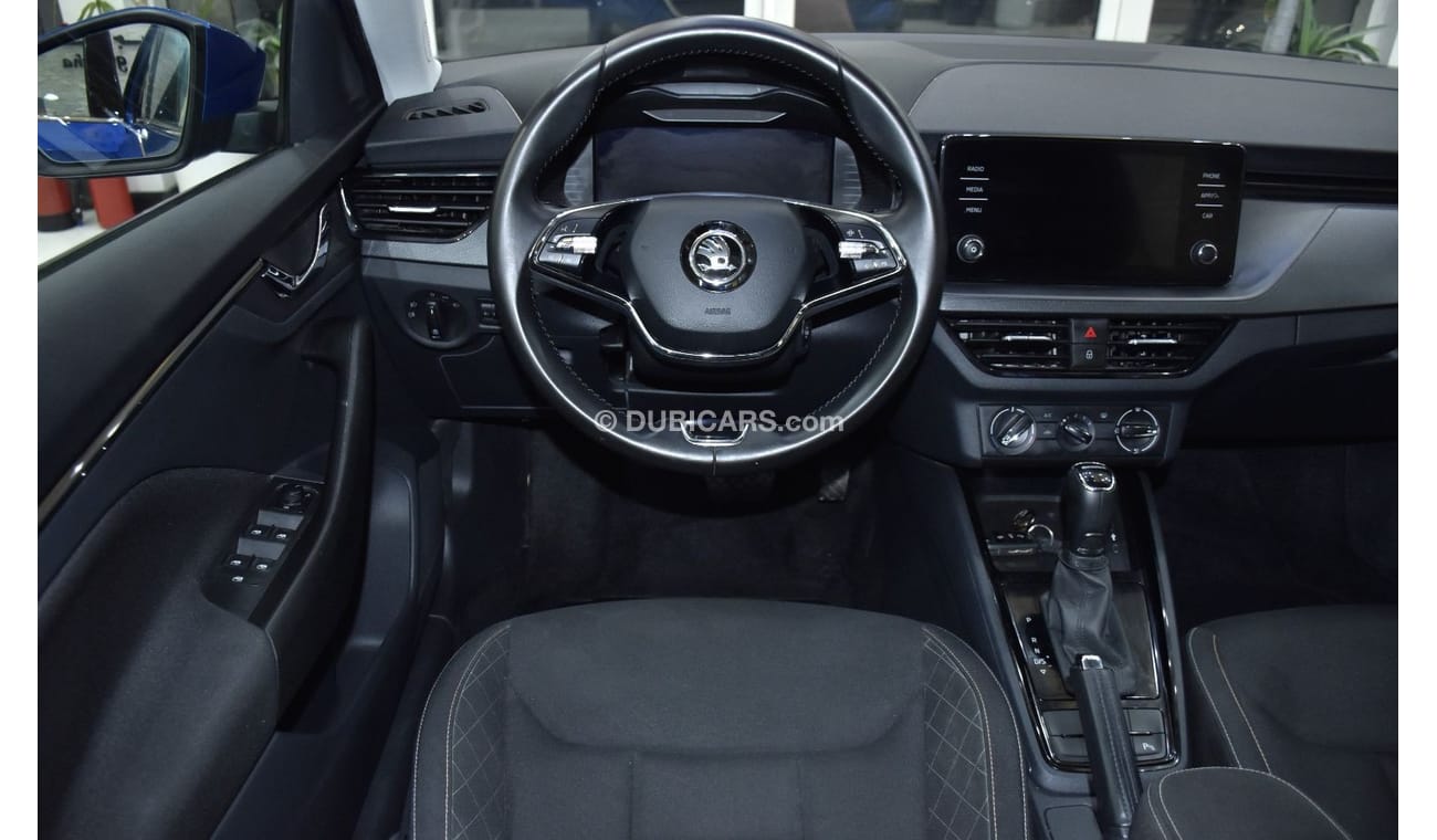 Skoda Scala EXCELLENT DEAL for our Skoda Scala ( 2021 Model ) in Blue Color GCC Specs