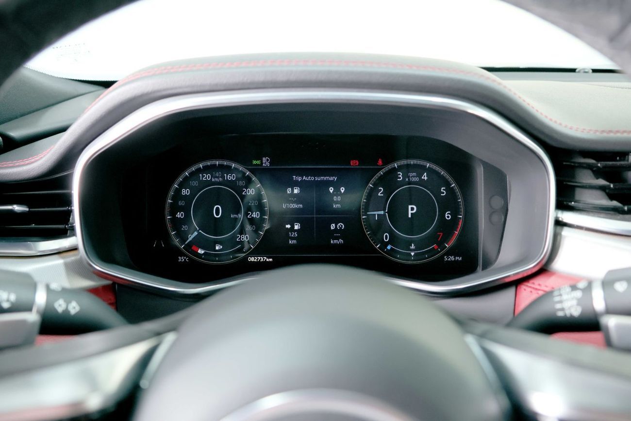 Jaguar XF R-Sport 3.0L Al Tayer Full Service History-Red/Black Full Leather Interior-Premium Sound System