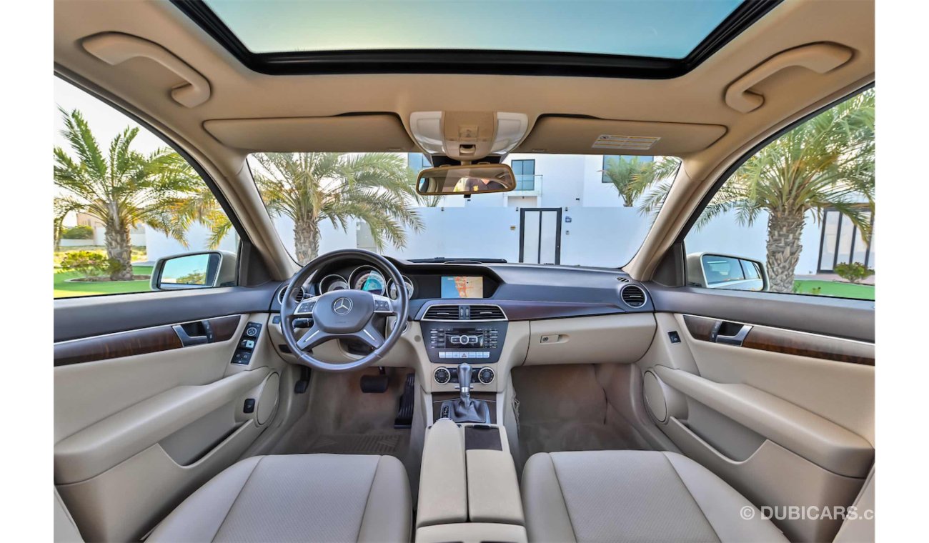 مرسيدس بنز C200 | AED 1,197 Per Month | 0% DP | Spectacular Condition!