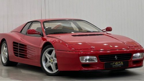 Ferrari Testarossa 1993 Ferrari 512 Testarossa Manual Transmission, Full Service History, Japanese Spec