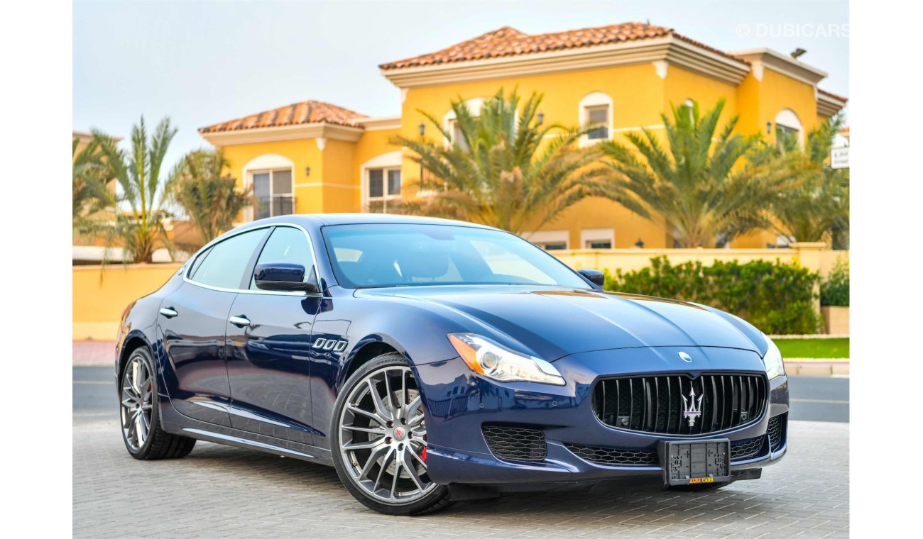 Maserati Quattroporte GTS - Agency Warranty - AED 3,799 Per Month - 0% DP