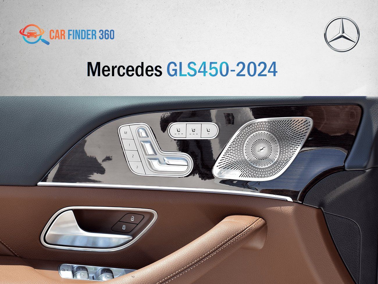 مرسيدس بنز GLS 450 Mercedes GLS450 GCC - White inside Brown - 2024  (Export only)