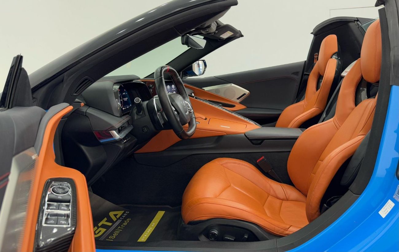 شيفروليه كورفت 3LT 6.2L (490 HP) Convertible 2021 Chevrolet Corvette Stingray Z51 3LT, Warranty, 2027 Chevrolet Ser