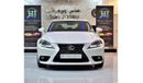 Lexus IS 200 EXCELLENT DEAL for our Lexus IS 200t 2016 Model!! in White Color! GCC Specs
