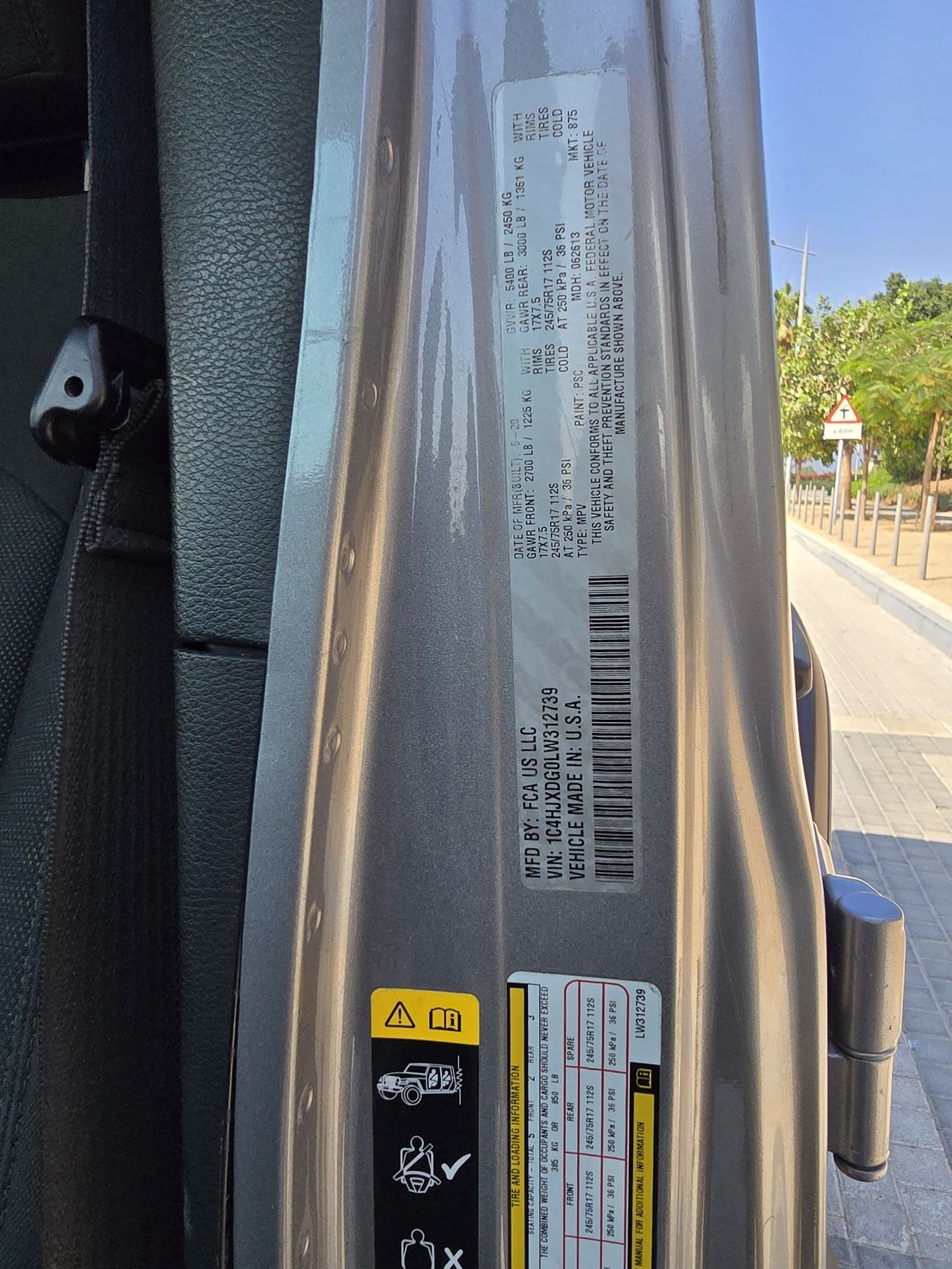 جيب رانجلر Unlimited Sport 3.6L A/T