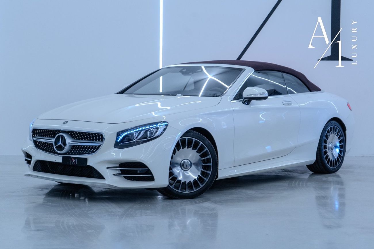 مرسيدس بنز S 560 كوبيه 2018 Mercedes Benz S560 Convertible V8, Service History, Fully Loaded, Excellent Condition, GCC Spec