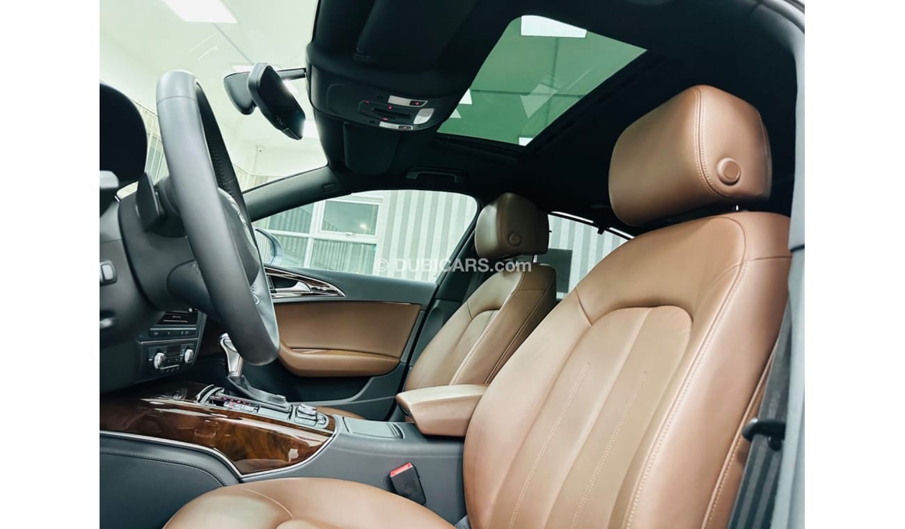 Audi A6 TFSI quattro GCC .. Low Milegea .. Perfect Condition .. V6 .. Original Paint .. 2,8