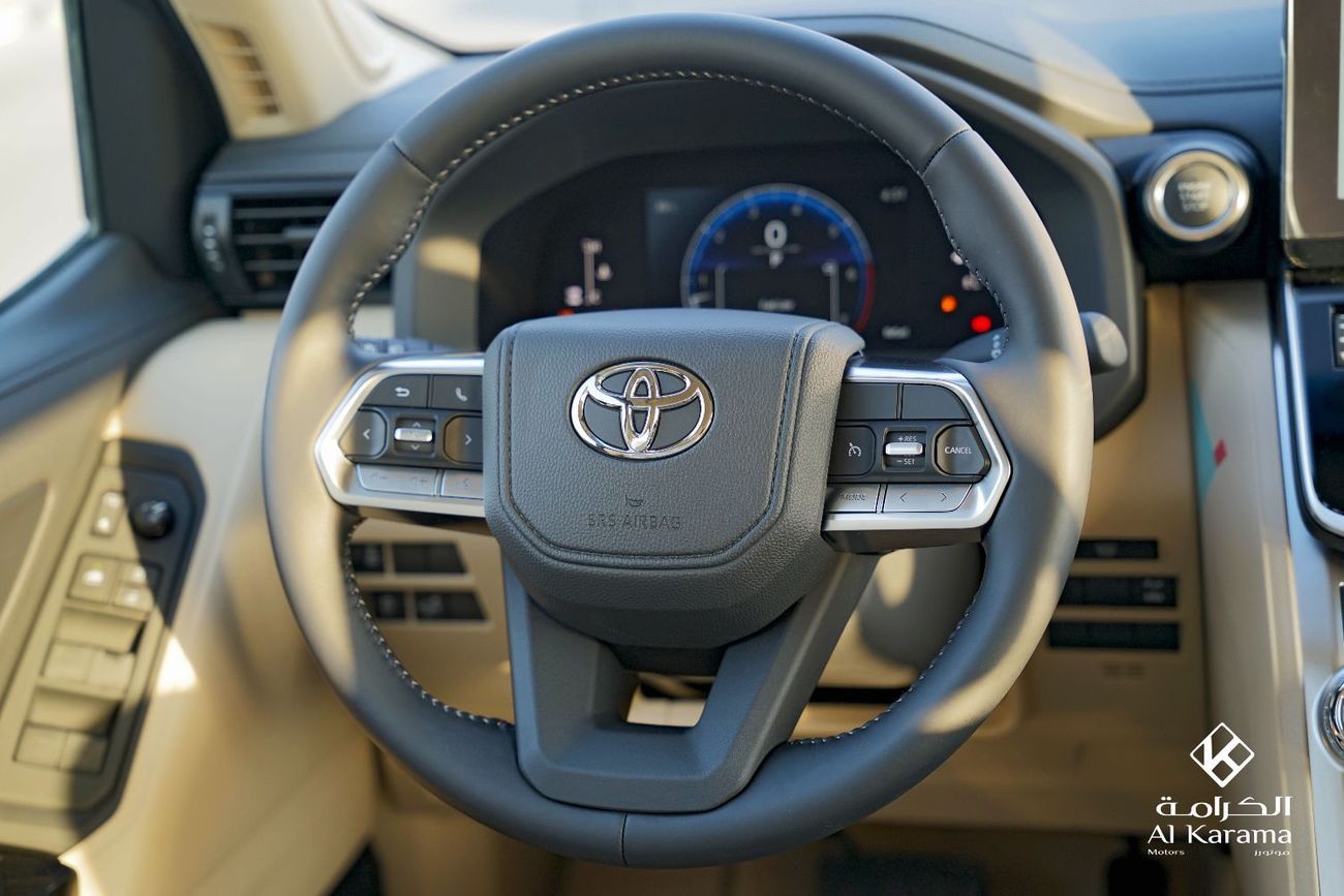 تويوتا لاند كروزر تويوتا لاند كروزر GXR سعة 3.5 لتر | خليجي | LC300 | سيارة دفع رباعي بشاحن توربيني مزدوج و7 مقاعد