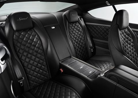 Bentley Continental interior - Seats
