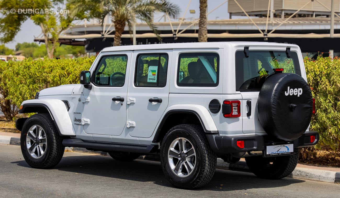 Jeep Wrangler Unlimited Sahara V6 , GCC , 2021 , 0Km , W/3 Yrs or 60K Km WNTY @Official Dealer